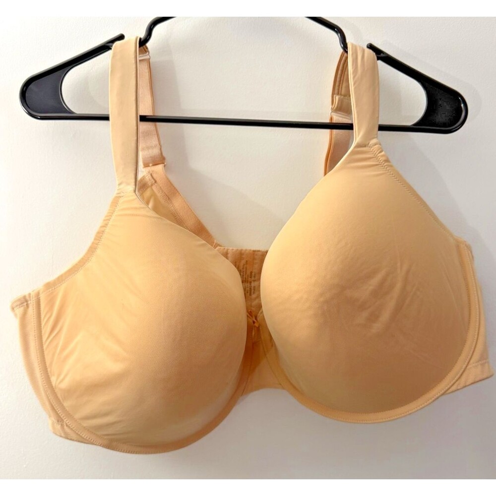 Catherines Plus Size Women's New Bra Nude Beige Underwire 50D Pushup